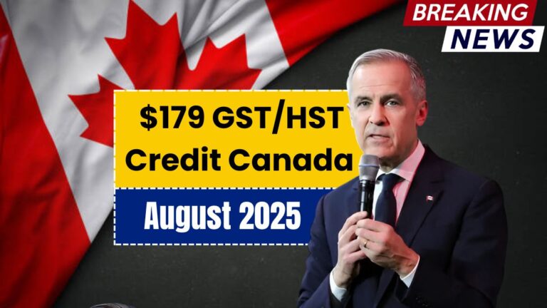 $179 GST/HST Credit Canada August 2025 – Payment Date & Eligibility Explained
