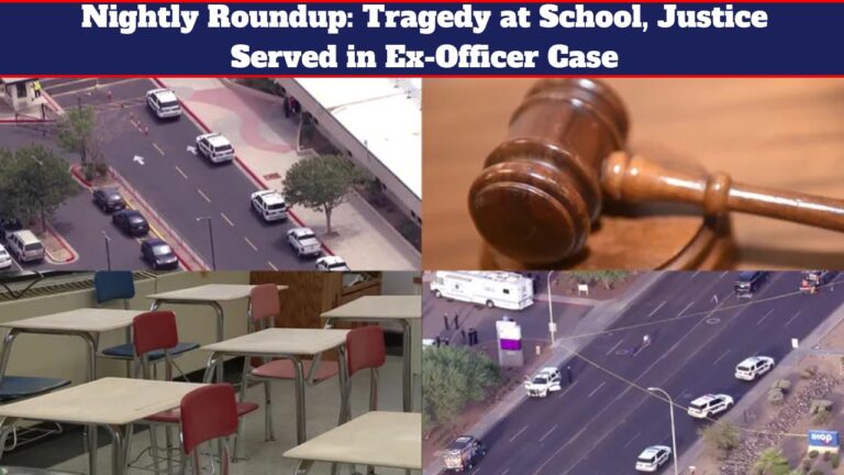 Nightly Roundup: Tragedy at School, Justice Served in Ex-Officer Case