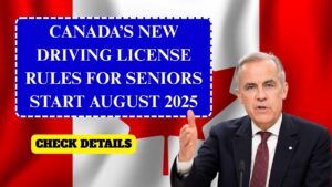 Canada’s Updated Driving License Rules for Seniors Over 70 Starting August 2025