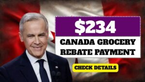 $234 Canada Grocery Rebate – CRA Confirms August 2025 Payment
